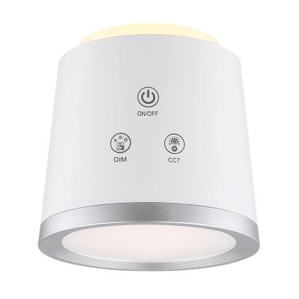 Globo - Dimbaar LED touch tafellampje 4in1 LED/6W/3,7V 3000K/4000K/6500K 1500 mAh USB wit