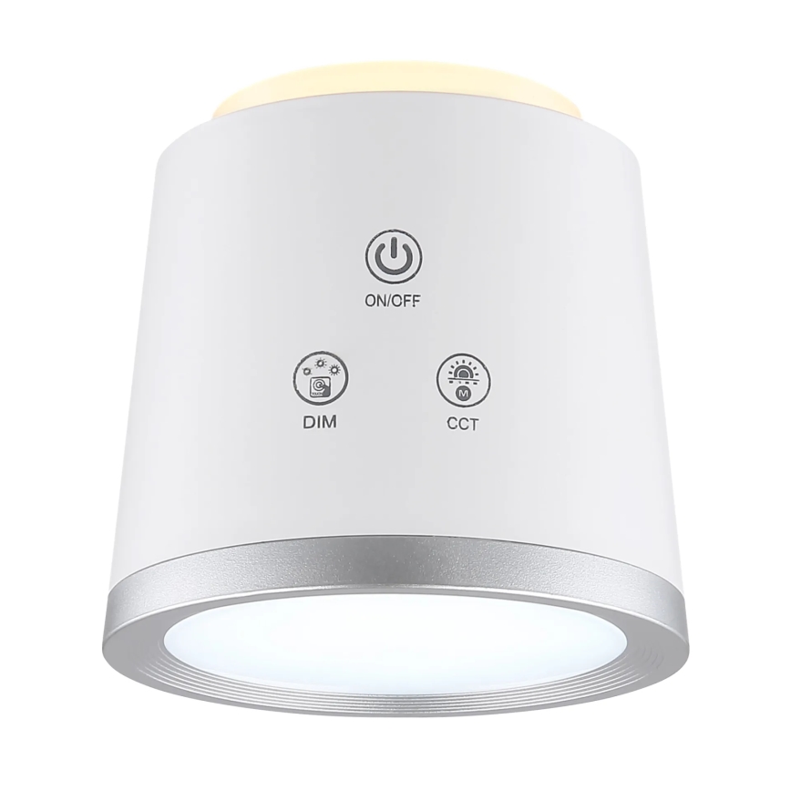 Globo - Dimbaar LED touch tafellampje 4in1 LED/6W/3,7V 3000K/4000K/6500K 1500 mAh USB wit