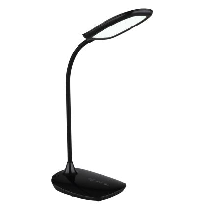Globo - Dimbaar LED touch tafellampje LED/9W/230V 3000K/4000K/6500K CRI 90 zwart