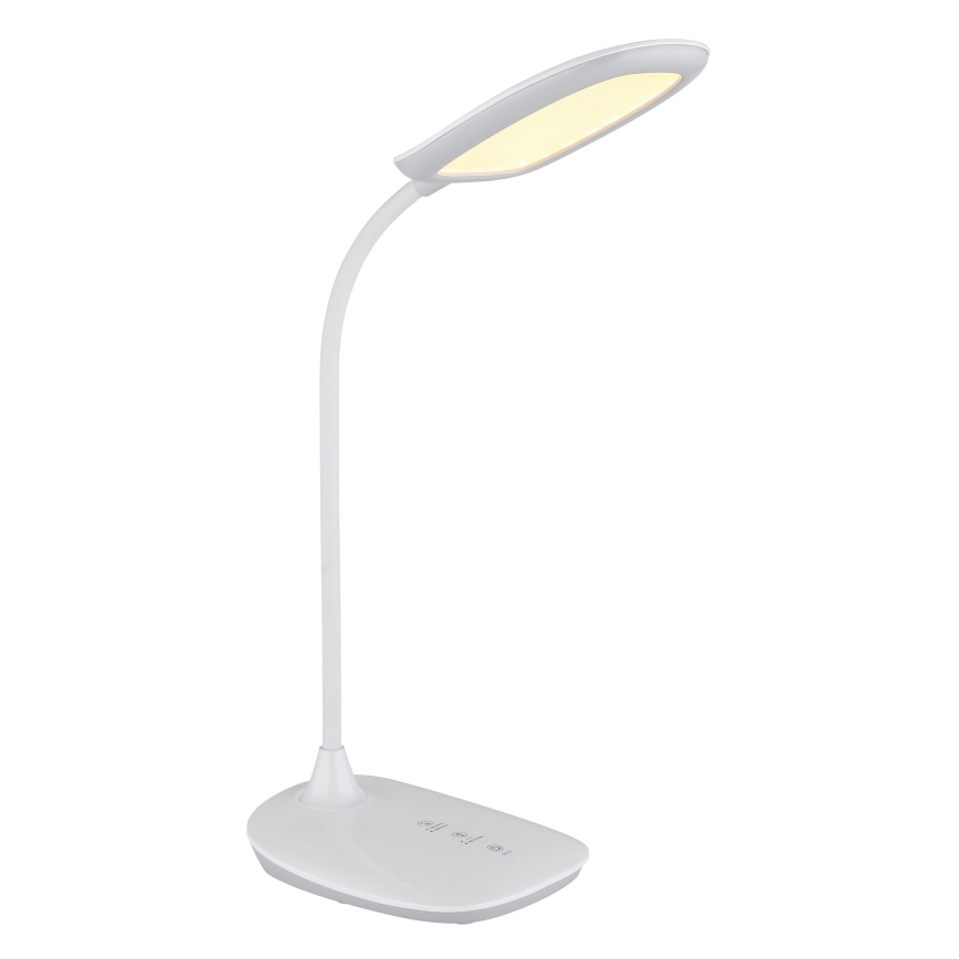 Globo - Dimbaar LED touch tafellampje LED/9W/230V 3000K/4000K/6500K CRI 90 wit