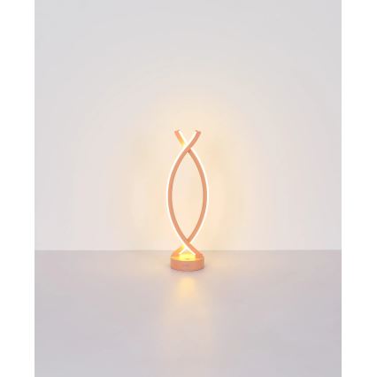 Globo - Dimbaar LED touch tafellampje LED/1W/3,7V 3000K 1800 mAh USB roze