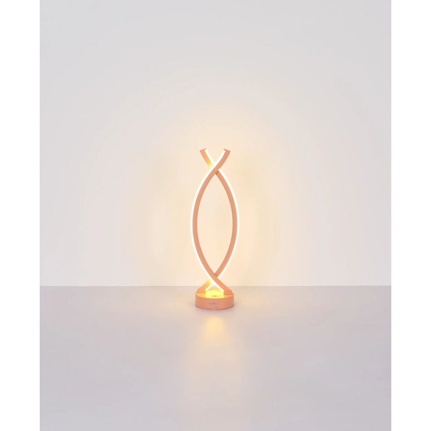 Globo - Dimbaar LED touch tafellampje LED/1W/3,7V 3000K 1800 mAh USB roze