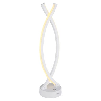 Globo - Dimbaar LED touch tafellampje LED/1W/3,7V 3000K 1800 mAh USB wit