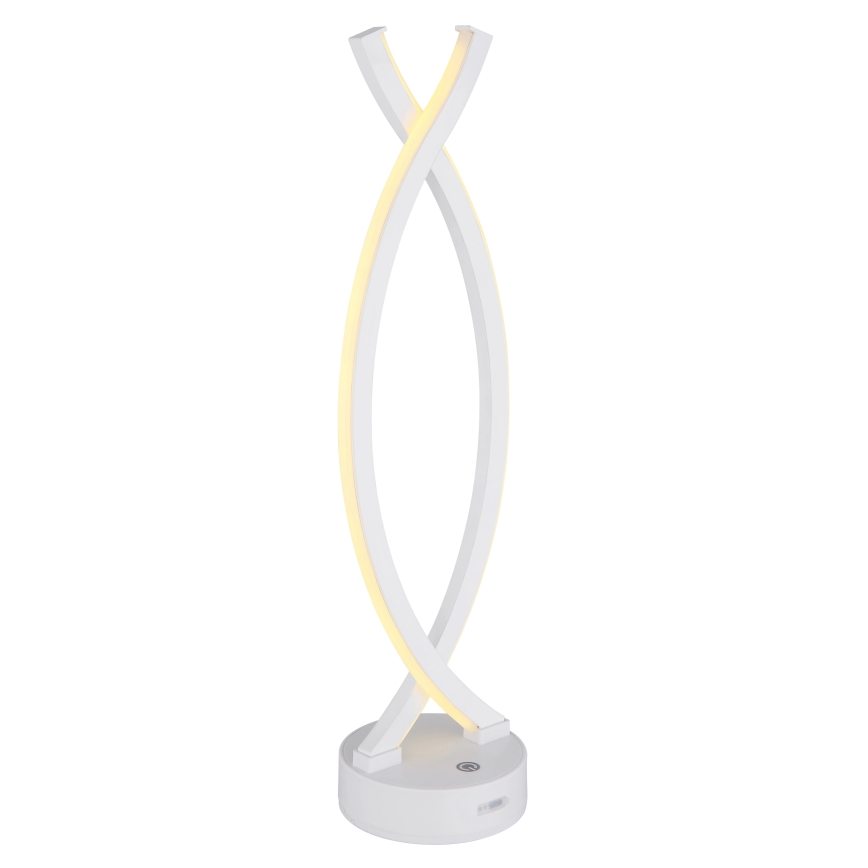 Globo - Dimbaar LED touch tafellampje LED/1W/3,7V 3000K 1800 mAh USB wit