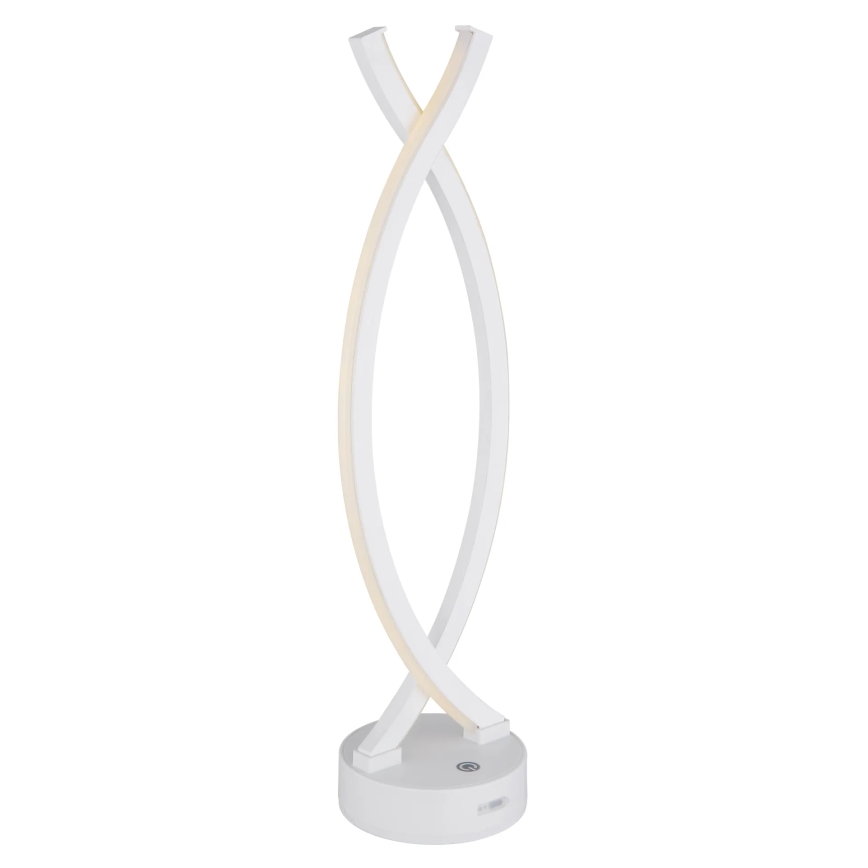 Globo - Dimbaar LED touch tafellampje LED/1W/3,7V 3000K 1800 mAh USB wit