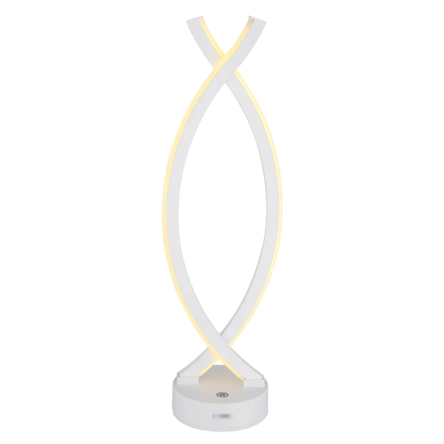 Globo - Dimbaar LED touch tafellampje LED/1W/3,7V 3000K 1800 mAh USB wit