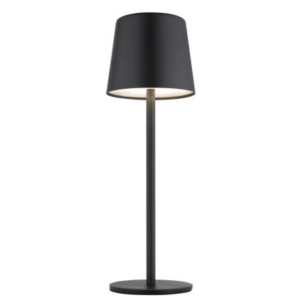 Globo - LED Dimbare Buiten Touch Tafellamp LED/2W/5V 3000/4000/6000K 2200 mAh IP44 zwart