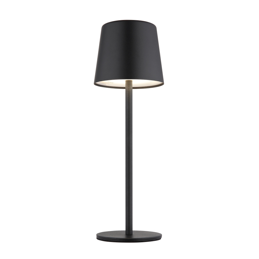 Globo - LED Dimbaar buitenshuis aanraken tafellamp LED/2W/5V 3000/4000/6000K 2200 mAh IP44 zwart