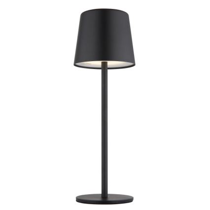 Globo - LED Dimbaar buitenshuis aanraken tafellamp LED/2W/5V 3000/4000/6000K 2200 mAh IP44 zwart