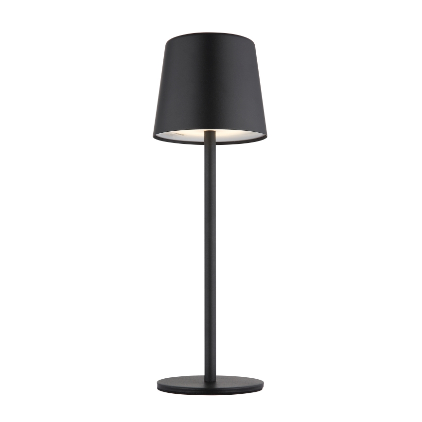 Globo - LED Dimbaar buitenshuis aanraken tafellamp LED/2W/5V 3000/4000/6000K 2200 mAh IP44 zwart