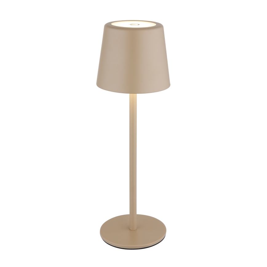 Globo - LED Dimbaar buitenshuis aanraken tafellamp LED/2W/5V 3000/4000/6000K 2200 mAh IP44 crème