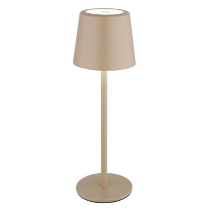 Globo - LED Dimbaar buitenshuis aanraken tafellamp LED/2W/5V 3000/4000/6000K 2200 mAh IP44 crème