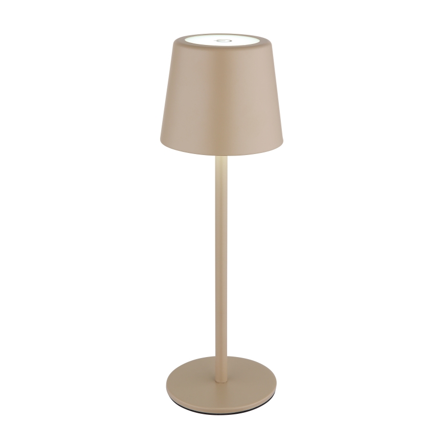 Globo - LED Dimbaar buitenshuis aanraken tafellamp LED/2W/5V 3000/4000/6000K 2200 mAh IP44 crème