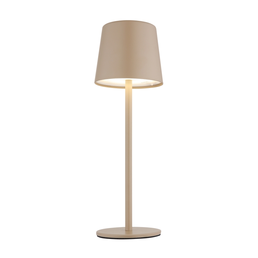 Globo - LED Dimbaar buitenshuis aanraken tafellamp LED/2W/5V 3000/4000/6000K 2200 mAh IP44 crème