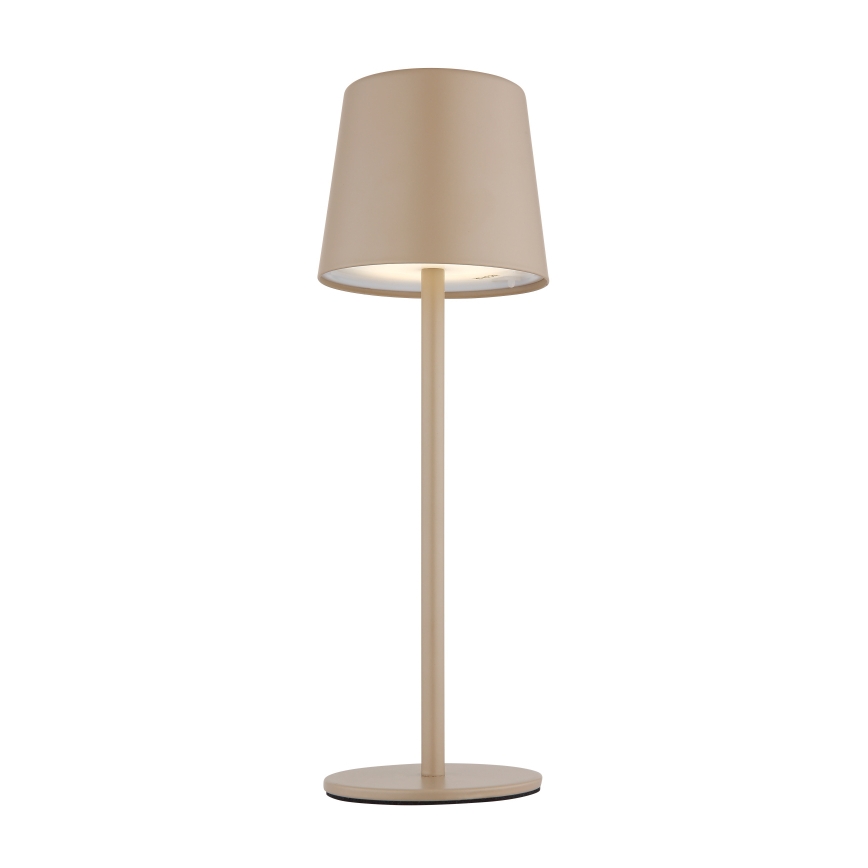 Globo - LED Dimbaar buitenshuis aanraken tafellamp LED/2W/5V 3000/4000/6000K 2200 mAh IP44 crème