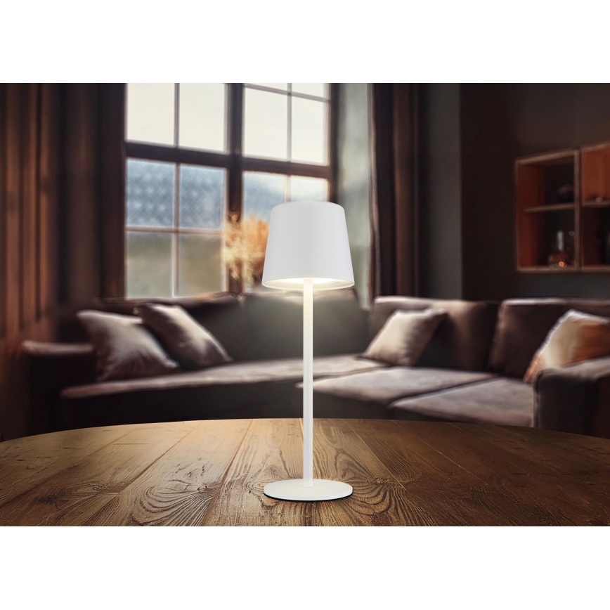 Globo - LED Dimbaar buitenshuis aanraken tafellamp LED/2W/5V 3000/4000/6000K 2200 mAh IP44 wit