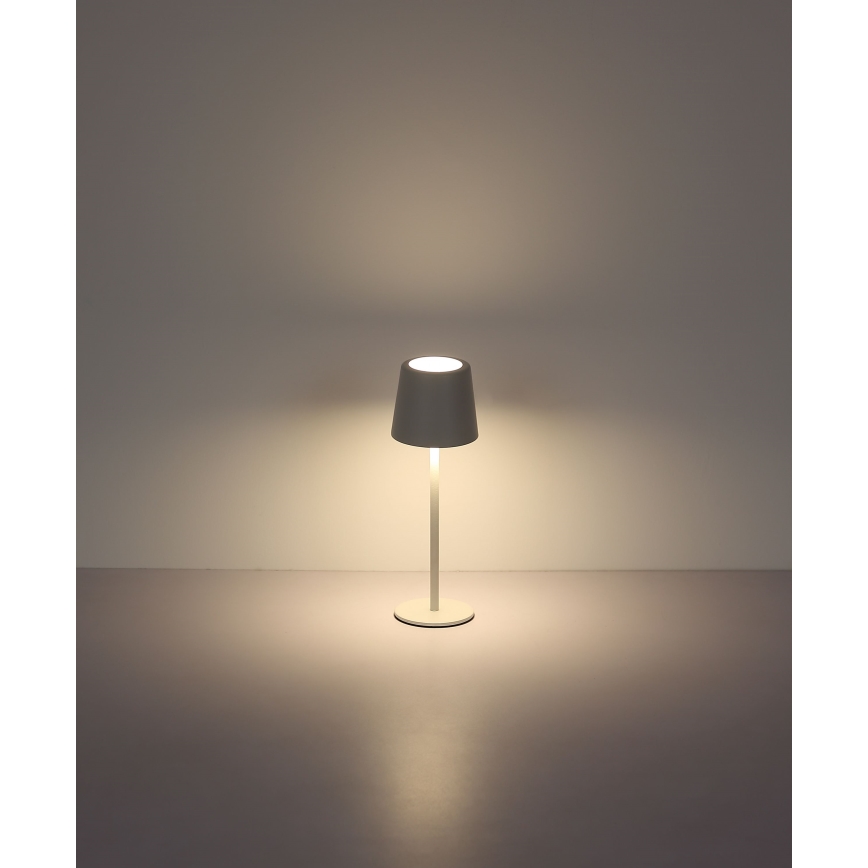 Globo - LED Dimbaar buitenshuis aanraken tafellamp LED/2W/5V 3000/4000/6000K 2200 mAh IP44 wit