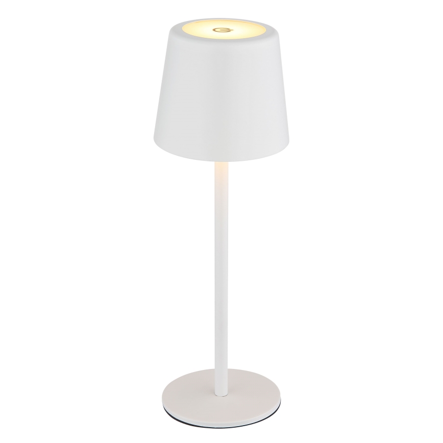 Globo - LED Dimbaar buitenshuis aanraken tafellamp LED/2W/5V 3000/4000/6000K 2200 mAh IP44 wit