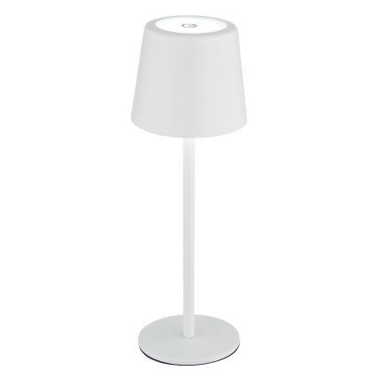 Globo - LED Dimbaar buitenshuis aanraken tafellamp LED/2W/5V 3000/4000/6000K 2200 mAh IP44 wit
