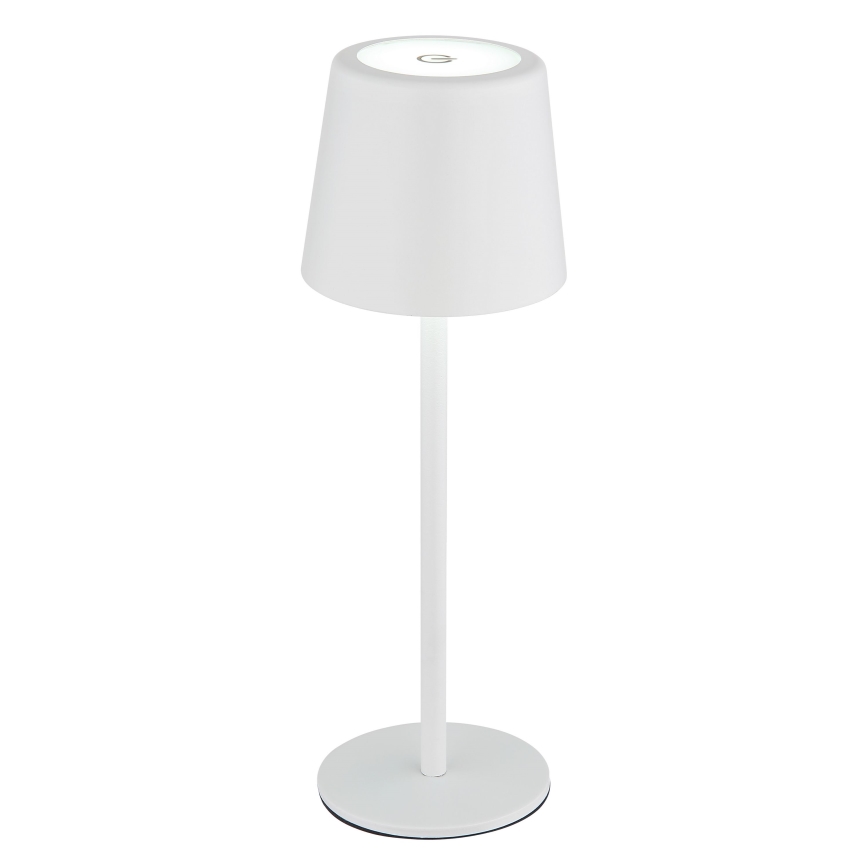 Globo - LED Dimbaar buitenshuis aanraken tafellamp LED/2W/5V 3000/4000/6000K 2200 mAh IP44 wit