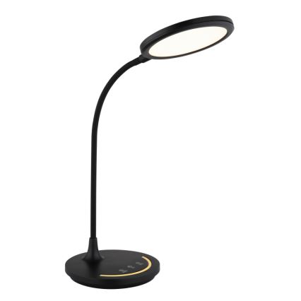 Globo - LED Dimbaar flexibel aanraken tafellamp LED/12W/230V 3000/4000/6500K CRI 90 zwart