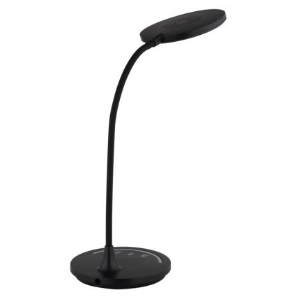 Globo - LED Dimbaar flexibel aanraken tafellamp LED/12W/230V 3000/4000/6500K CRI 90 zwart