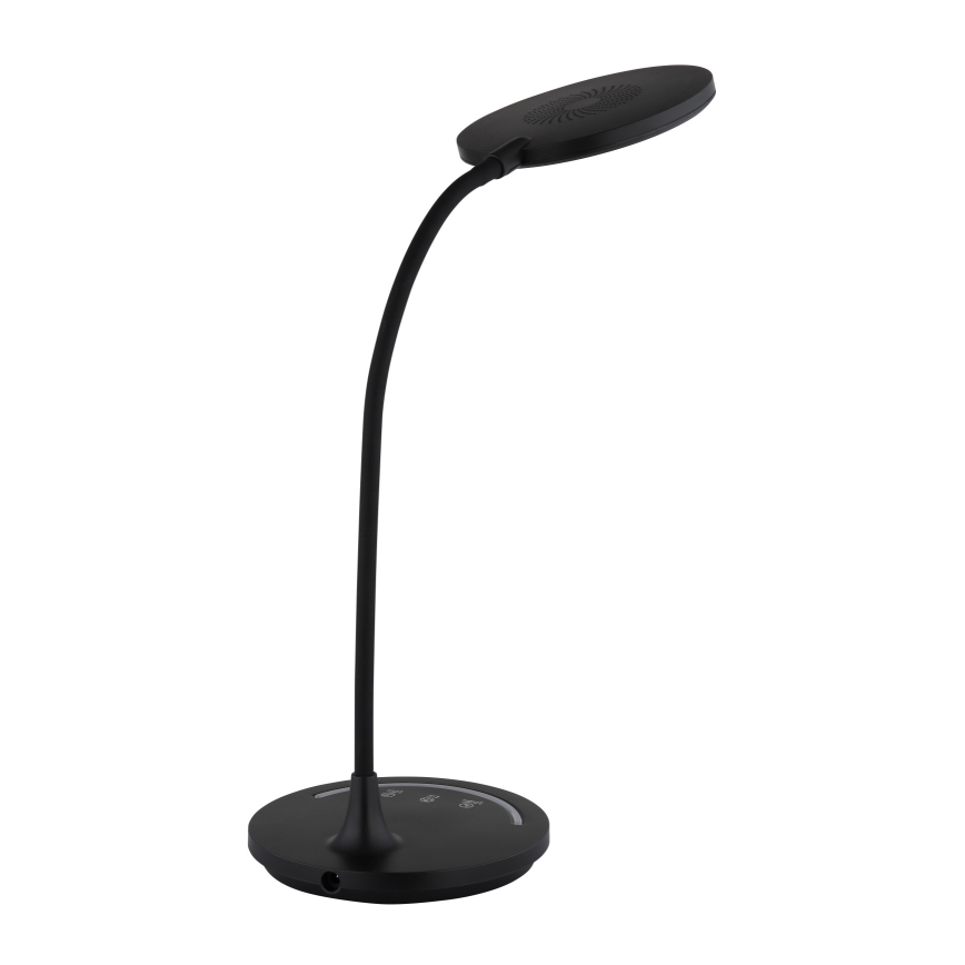 Globo - LED Dimbaar flexibel aanraken tafellamp LED/12W/230V 3000/4000/6500K CRI 90 zwart