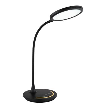 Globo - LED Dimbaar flexibel aanraken tafellamp LED/12W/230V 3000/4000/6500K CRI 90 zwart