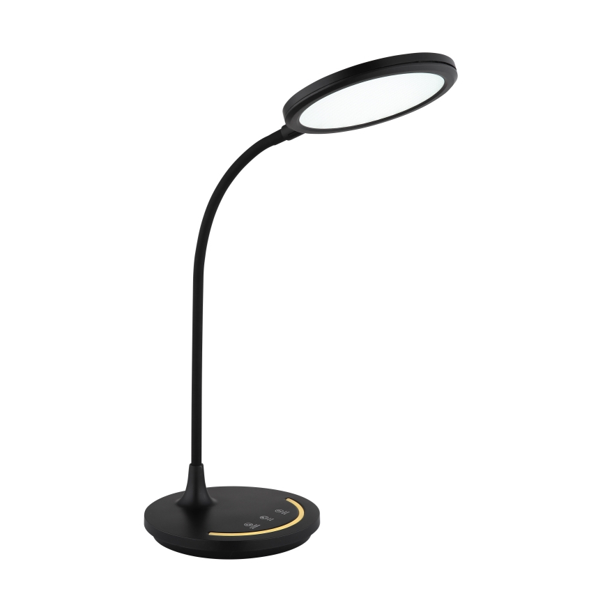 Globo - LED Dimbaar flexibel aanraken tafellamp LED/12W/230V 3000/4000/6500K CRI 90 zwart