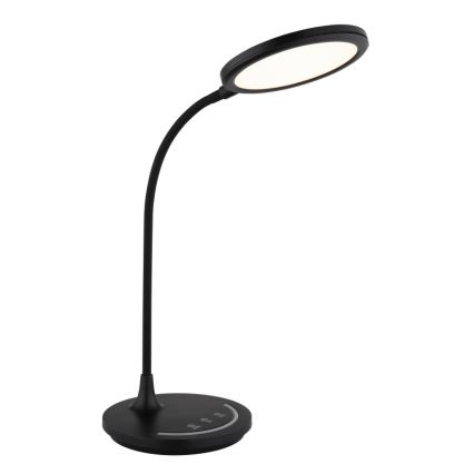 Globo - LED Dimbaar flexibel aanraken tafellamp LED/12W/230V 3000/4000/6500K CRI 90 zwart