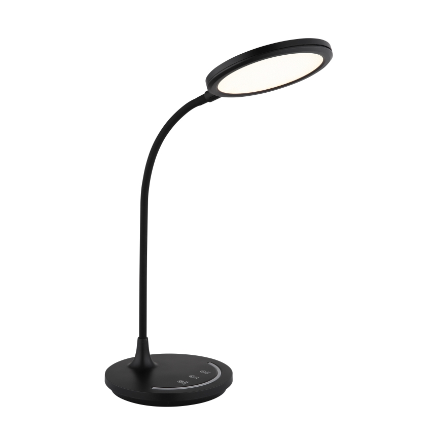 Globo - LED Dimbaar flexibel aanraken tafellamp LED/12W/230V 3000/4000/6500K CRI 90 zwart