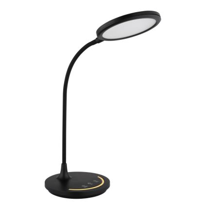 Globo - LED Dimbaar flexibel aanraken tafellamp LED/12W/230V 3000/4000/6500K CRI 90 zwart