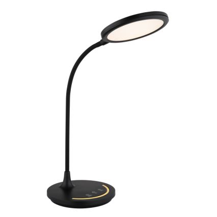 Globo - LED Dimbaar flexibel aanraken tafellamp LED/12W/230V 3000/4000/6500K CRI 90 zwart