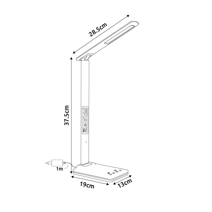 Globo - Dimbare aanraaktafellamp LED/5W/230V 3000/4500/7000K