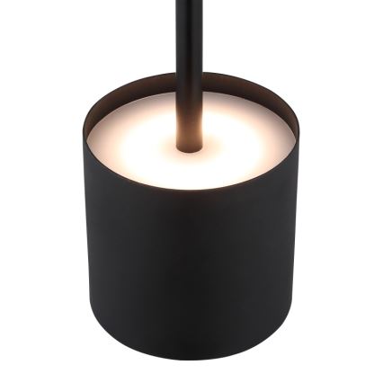 Globo - dimbare LED-tafellamp met touchbediening, oplaadbaar, LED/1,5W/5V 2200 mAh, zwart