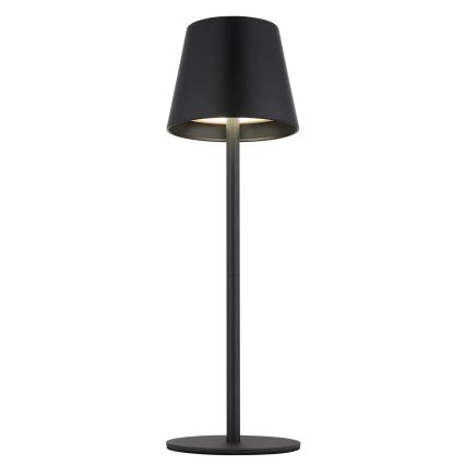 Globo - Dimbare aanraakbare oplaadbare buiten tafellamp 3-in-1 LED/3W/5V 3000/4000/5000K IP54 1800 mAh zwart