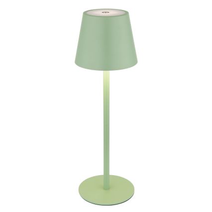 Globo - Dimbare LED aanraak- en oplaadbare buitentafellamp 3-in-1 LED/3W/5V 3000/4000/5000K IP54 1800 mAh groen