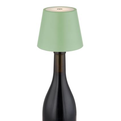 Globo - Dimbare LED aanraak- en oplaadbare buitentafellamp 3-in-1 LED/3W/5V 3000/4000/5000K IP54 1800 mAh groen