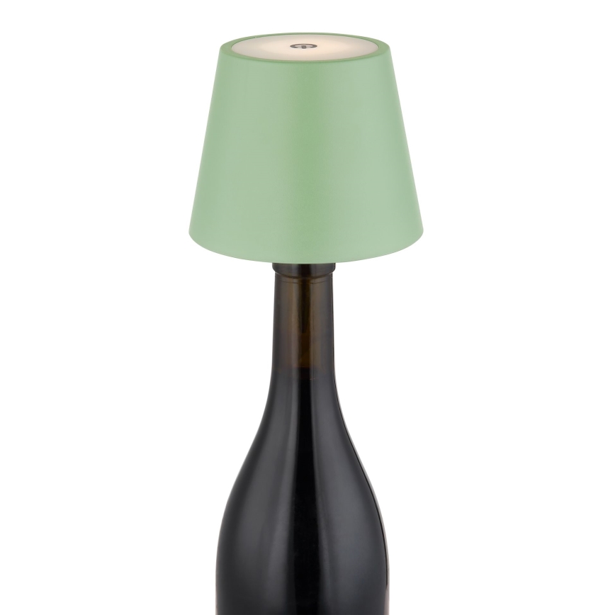 Globo - Dimbare LED aanraak- en oplaadbare buitentafellamp 3-in-1 LED/3W/5V 3000/4000/5000K IP54 1800 mAh groen