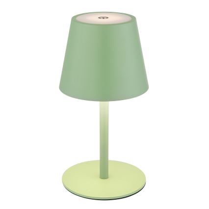 Globo - Dimbare LED aanraak- en oplaadbare buitentafellamp 3-in-1 LED/3W/5V 3000/4000/5000K IP54 1800 mAh groen