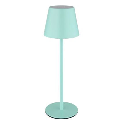 Globo - Dimbare aanraakgevoelige oplaadbare buitentafellamp 3-in-1 LED/3W/5V 3000/4000/5000K IP54 1800 mAh mintgroen