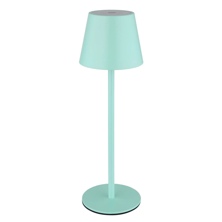 Globo - Dimbare aanraakgevoelige oplaadbare buitentafellamp 3-in-1 LED/3W/5V 3000/4000/5000K IP54 1800 mAh mintgroen