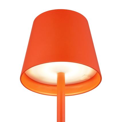 Globo - LED dimbare, aanraakgevoelige oplaadbare buitentafellamp 3-in-1 LED/3W/5V 3000/4000/5000K IP54 1800 mAh rood