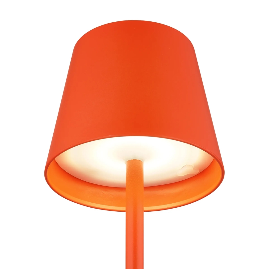 Globo - LED dimbare, aanraakgevoelige oplaadbare buitentafellamp 3-in-1 LED/3W/5V 3000/4000/5000K IP54 1800 mAh rood