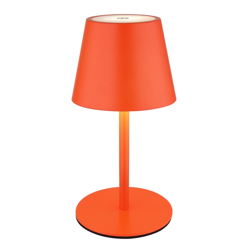 Globo - LED dimbare, aanraakgevoelige oplaadbare buitentafellamp 3-in-1 LED/3W/5V 3000/4000/5000K IP54 1800 mAh rood