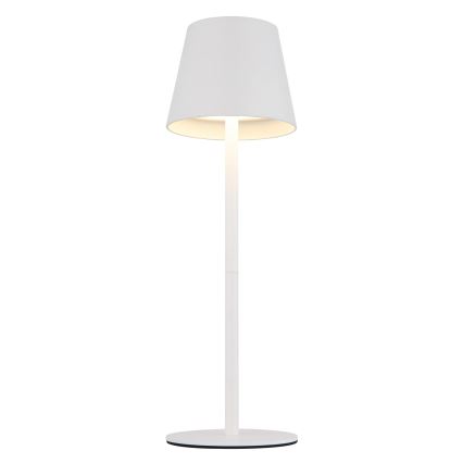 Globo - LED-dimbare aanraak- en oplaadbare buitentafellamp 3-in-1 LED/3W/5V 3000/4000/5000K IP54 1800 mAh wit