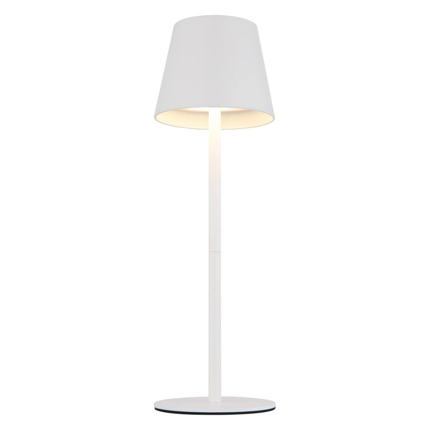 Globo - LED-dimbare aanraak- en oplaadbare buitentafellamp 3-in-1 LED/3W/5V 3000/4000/5000K IP54 1800 mAh wit