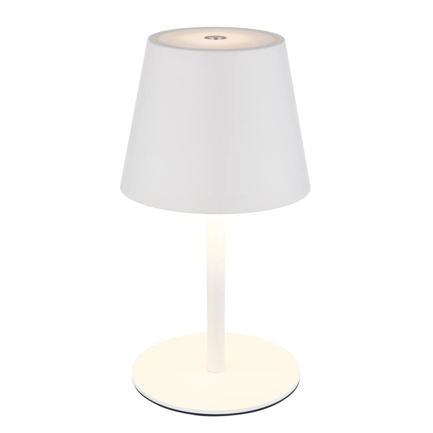 Globo - LED-dimbare aanraak- en oplaadbare buitentafellamp 3-in-1 LED/3W/5V 3000/4000/5000K IP54 1800 mAh wit