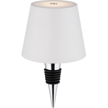 Globo - LED-dimbare aanraak- en oplaadbare buitentafellamp 3-in-1 LED/3W/5V 3000/4000/5000K IP54 1800 mAh wit