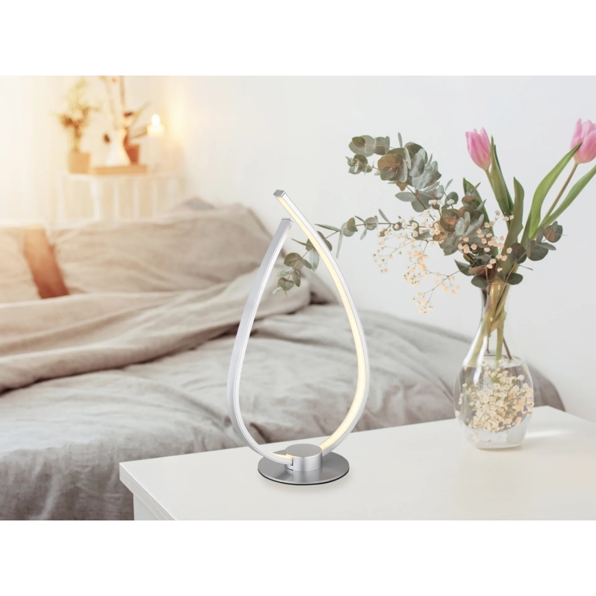 Globo - LED-tafellamp LED/6W/230V zilver